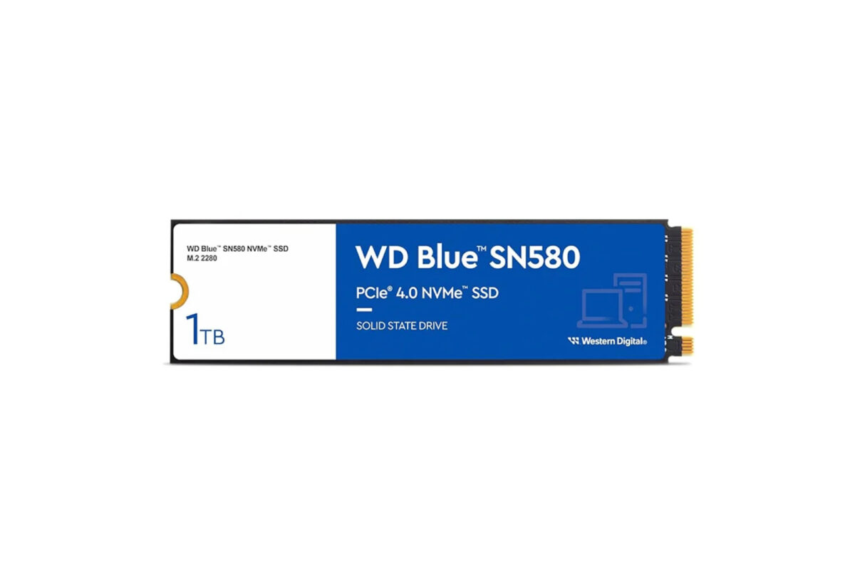 Western Digital Blue SN580 1TB M.2 NVMe Gen4 Internal SSD