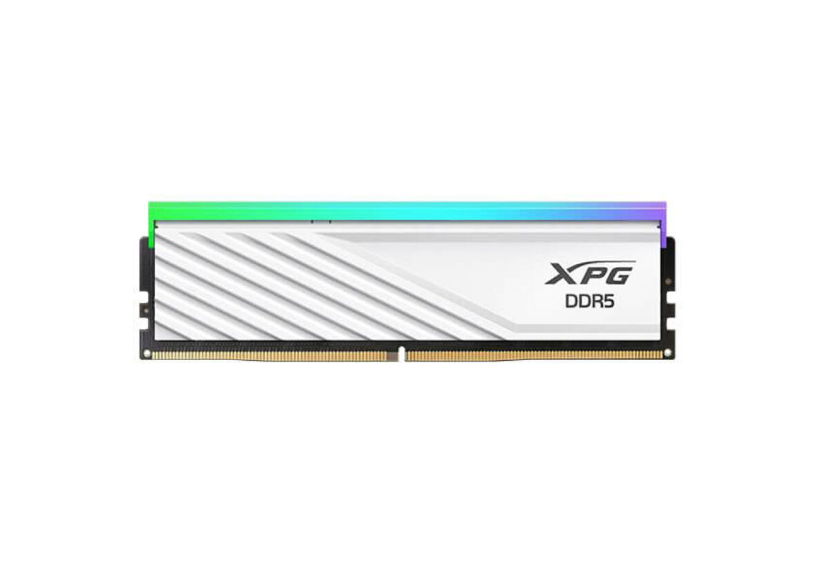 Adata XPG Lancer Blade RGB Series 16GB (16GBx1) DDR5 6000MHz Desktop Ram (White)
