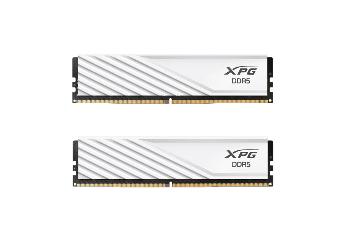 Adata XPG Lancer Blade Series 64GB (32GBx2) DDR5 6000MHz Desktop Ram (White)