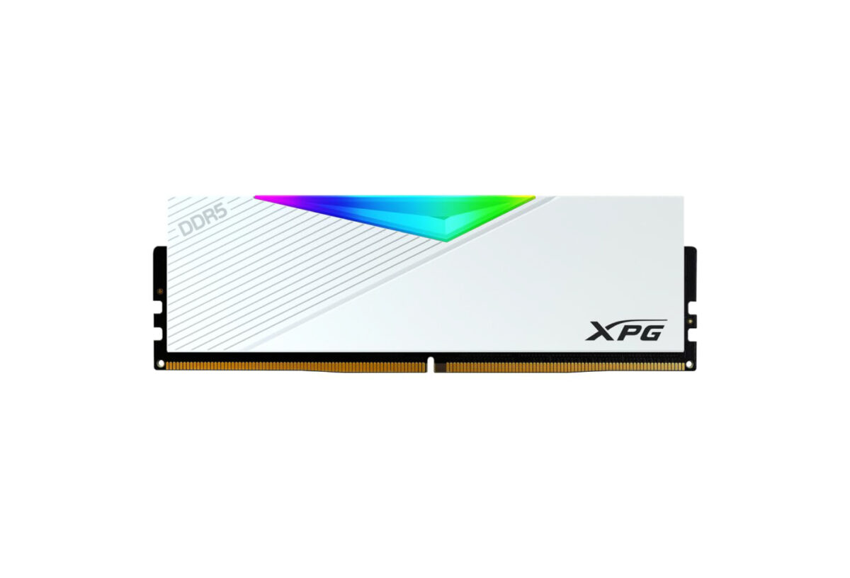 Adata XPG Lancer RGB Series 16GB (16GBx1) DDR5 6000MHz Desktop RAM (White)