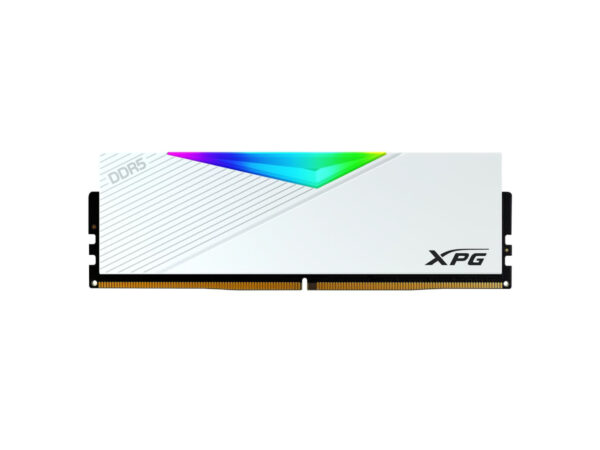 Adata XPG Lancer RGB Series 16GB (16GBx1) DDR5 6000MHz Desktop RAM (White)