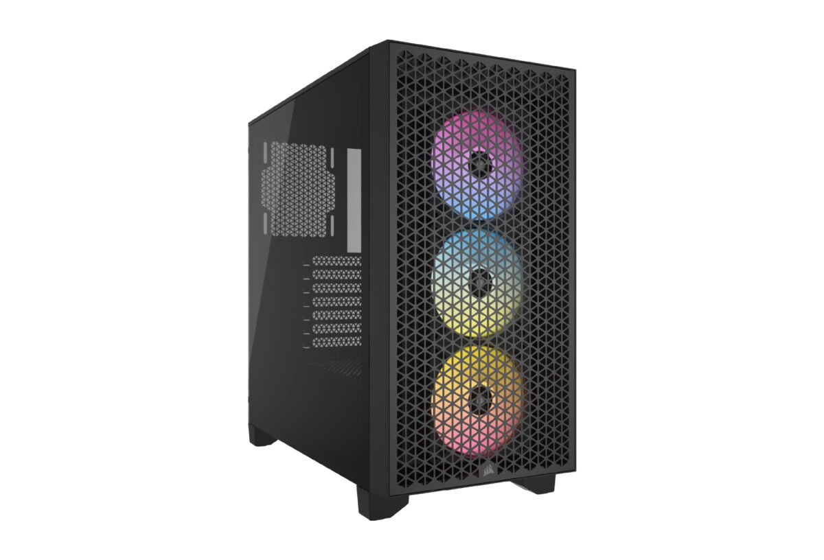 Corsair 3000D RGB Airflow Mid-Tower (ATX) Cabinet (Black)