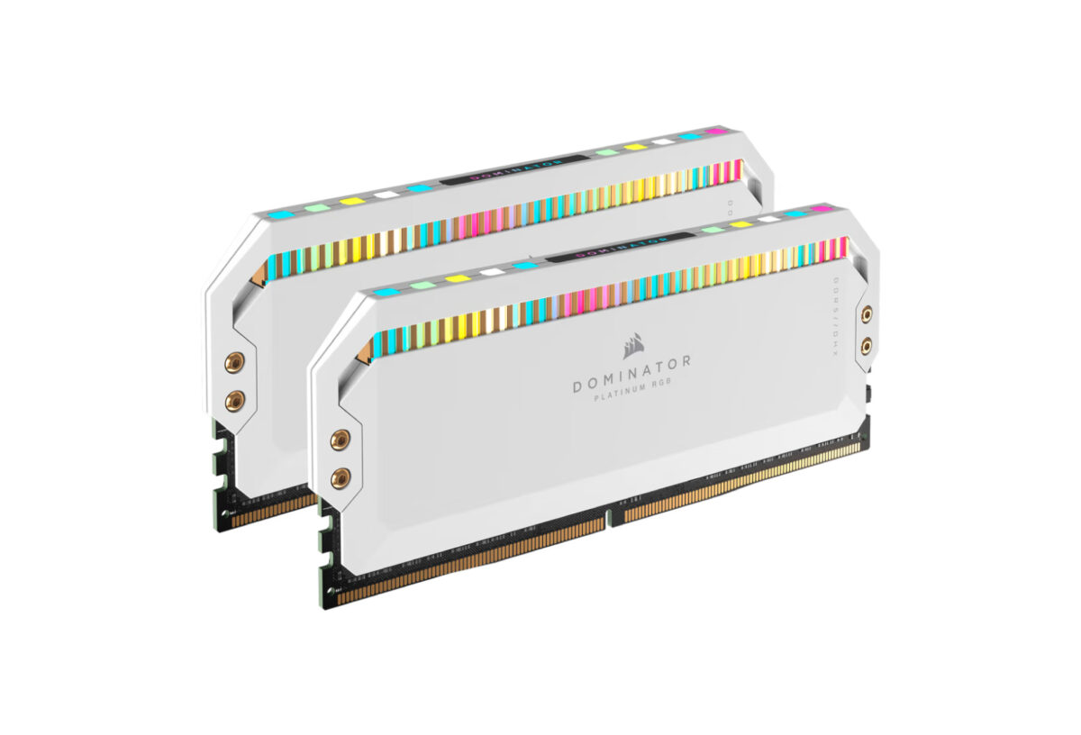 Corsair Dominator Platinum RGB 32GB (16GBx2) DDR5 6200MHz Desktop RAM (White)