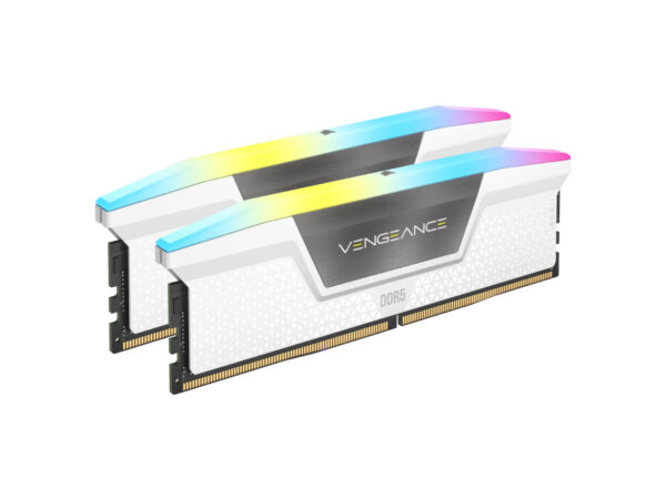 Corsair Vengeance RGB 32GB (16GBx2) DDR5 6000MHz Ram (White)