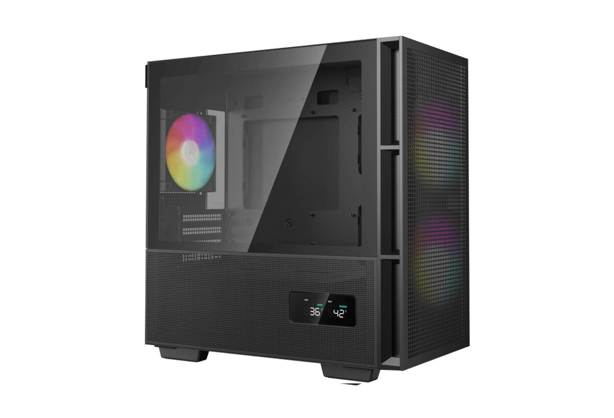 DeepCool CH360 Digital ARGB (M-ATX) Mini Tower Cabinet (Black)