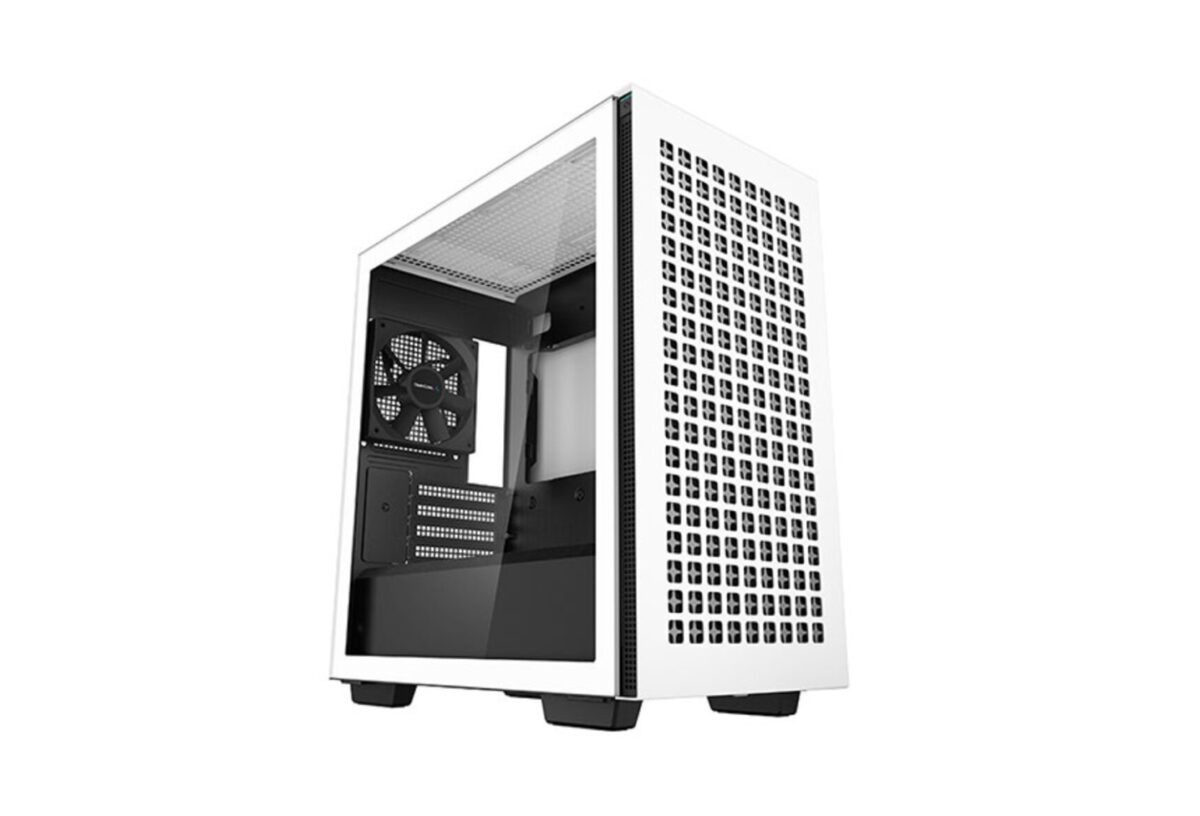 DeepCool CH370 White (M-ATX) Mini Tower Cabinet (White)