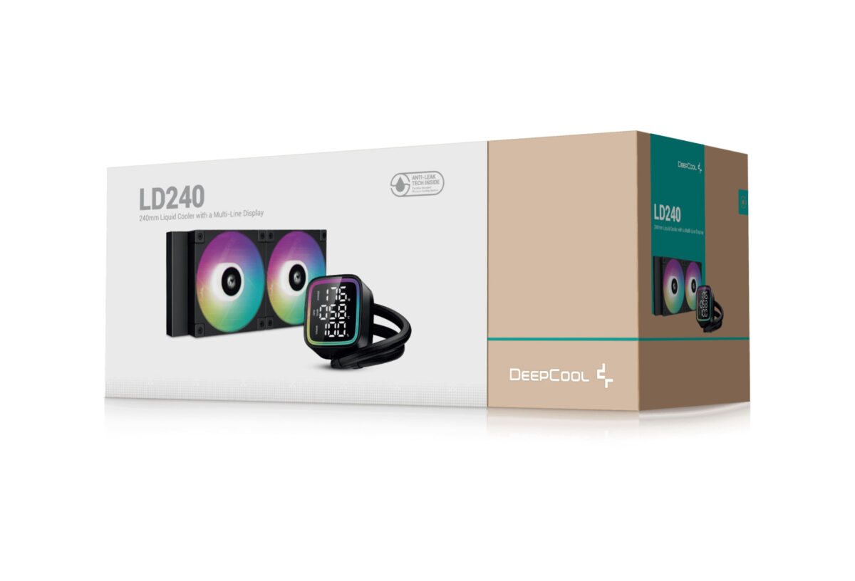 Deepcool LD240 ARGB CPU Liquid Cooler (Black)