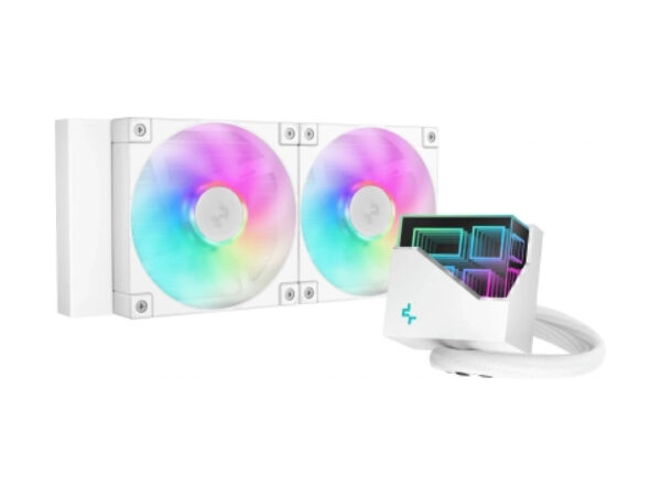 Deepcool LT240 WH ARGB CPU Liquid Cooler (White)