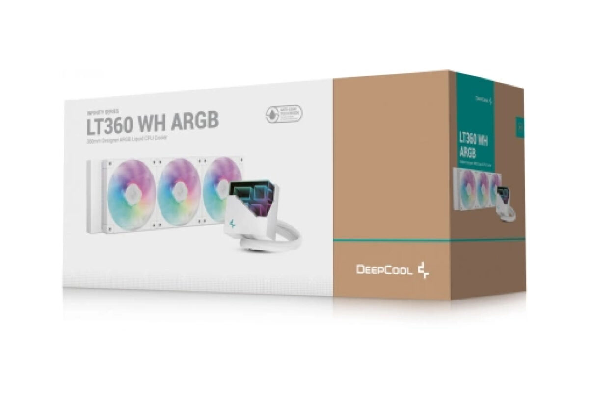 Deepcool LT360 WH ARGB CPU Liquid Cooler (White)