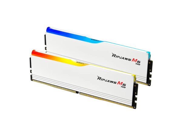 G.Skill Ripjaws M5 RGB 32GB (16GBx2) DDR5 6000MHz Desktop RAM (Matte White)