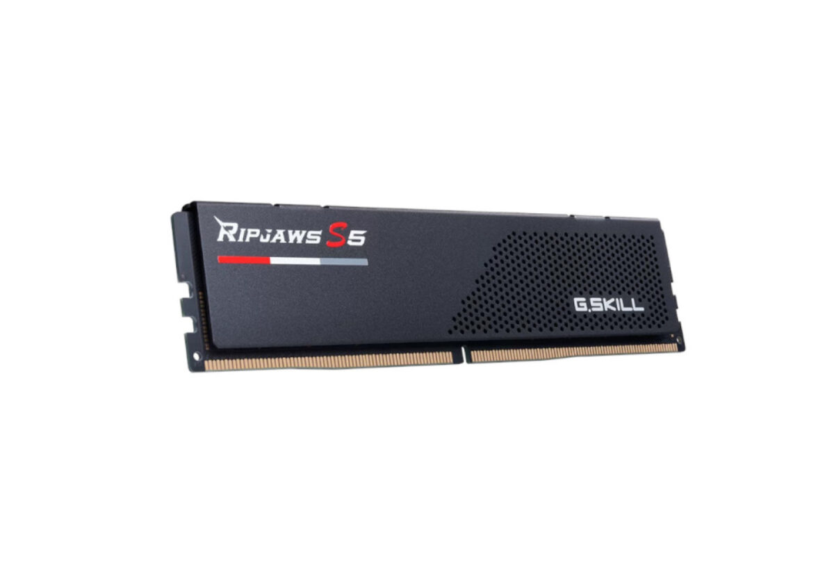 G.Skill-Ripjaws-S5-16GB-16GBx1-DDR5-5200MHz-DesktopĀ RAMĀ Black G.Skill Ripjaws S5 16GB (16GBx1) DDR5 5200MHz Desktop RAM (Black)