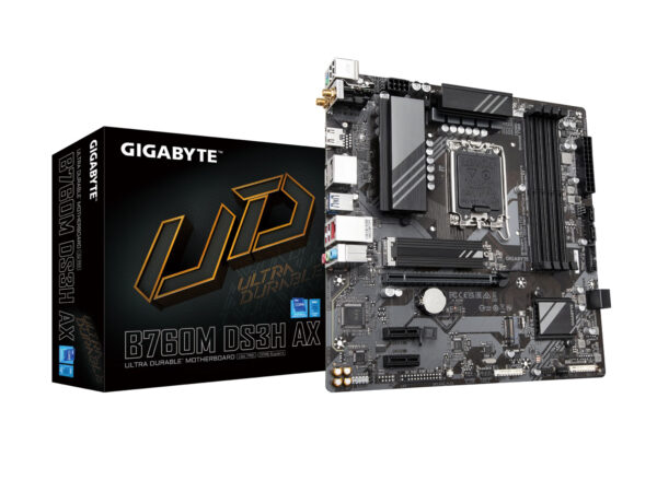 Gigabyte-B760M-DS3H-AX-(Wi-Fi)-Motherboard Gigabyte B760M DS3H AX (Wi-Fi) Motherboard