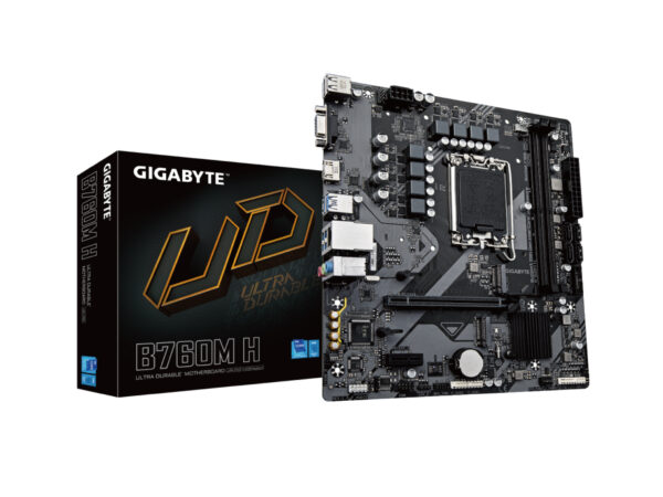 Gigabyte-B760M-H-DDR5-Motherboard Gigabyte B760M H DDR5 Motherboard