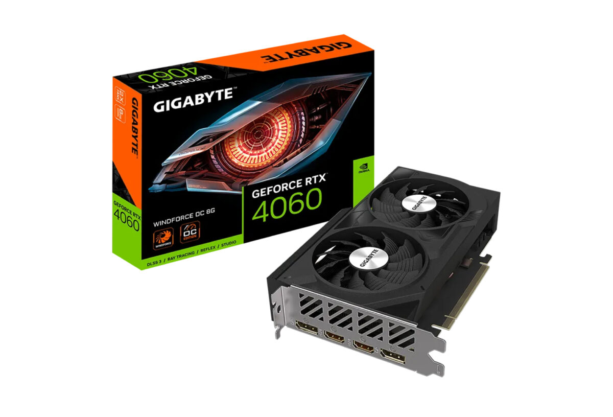 Gigabyte RTX 4060 Windforce OC 8GB Graphics Card