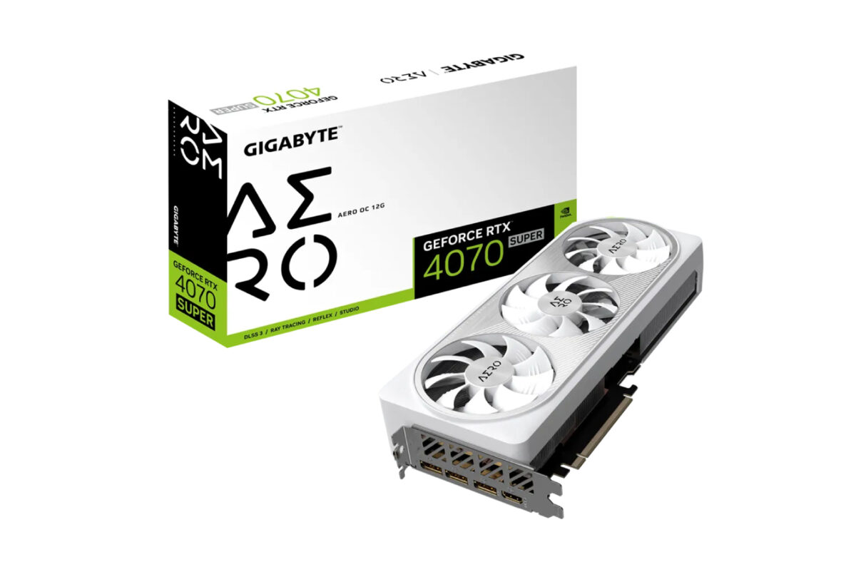 Gigabyte RTX 4070 Super Aero OC 12GB Gaming Graphics Card