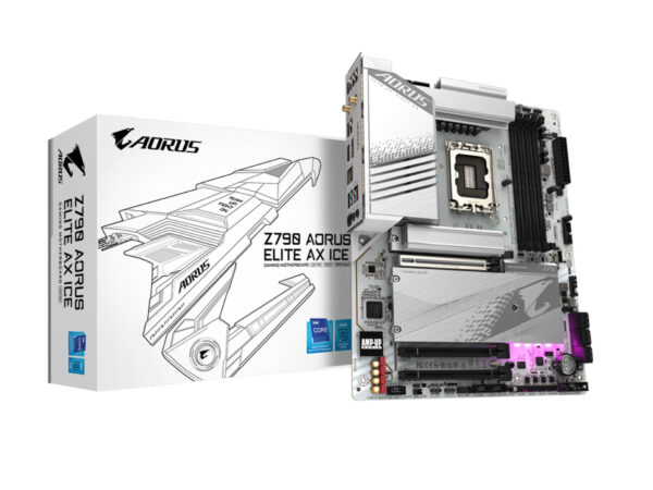 Gigabyte-Z790-Aorus-Elite-AX-ICE-DDR5-Motherboard Gigabyte Z790 Aorus Elite AX ICE DDR5 Motherboard