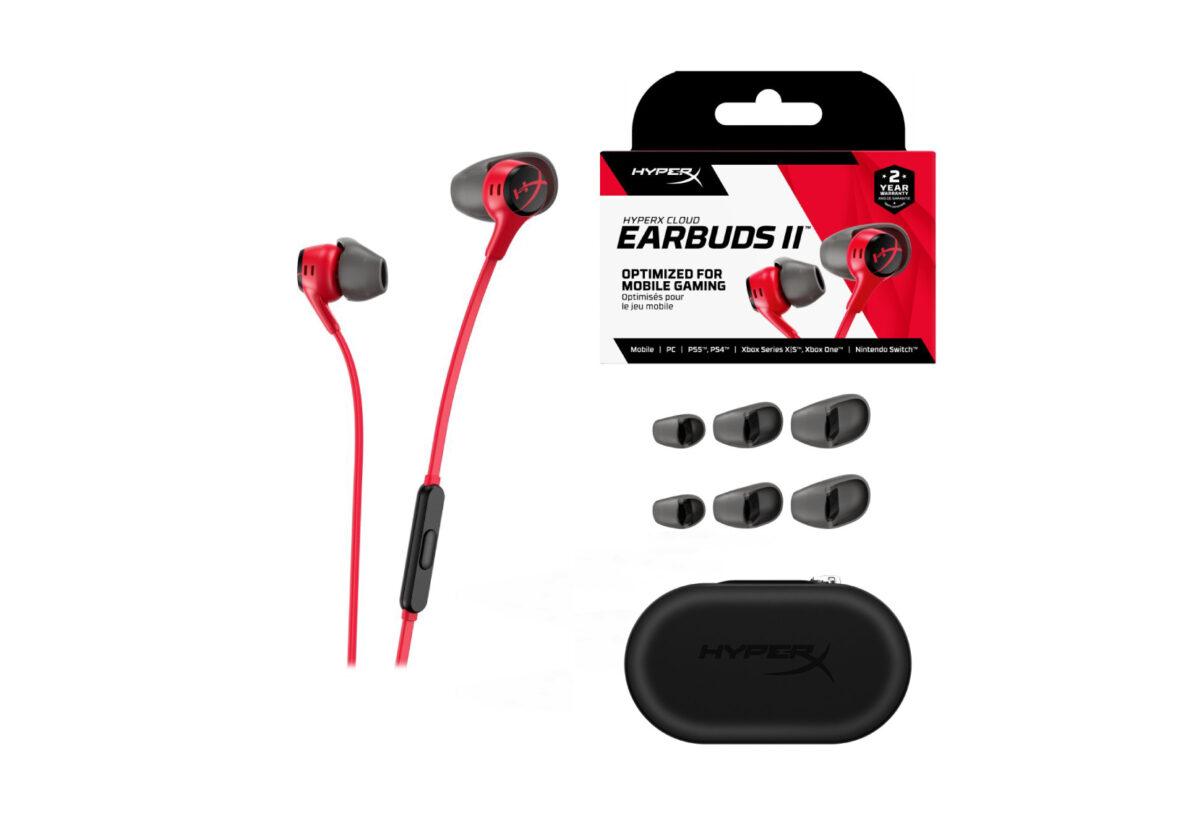 HyperX Cloud Earbuds (Red)