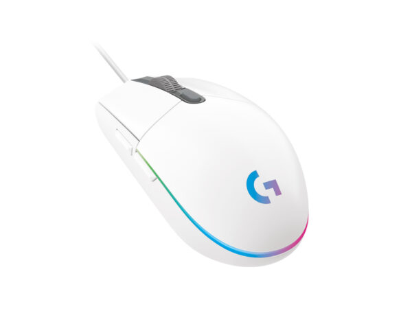 Logitech G203 Lightsync RGB Gaming Mouse (White)
