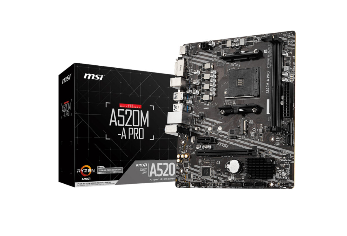 MSI A520M-A PRO Motherboard