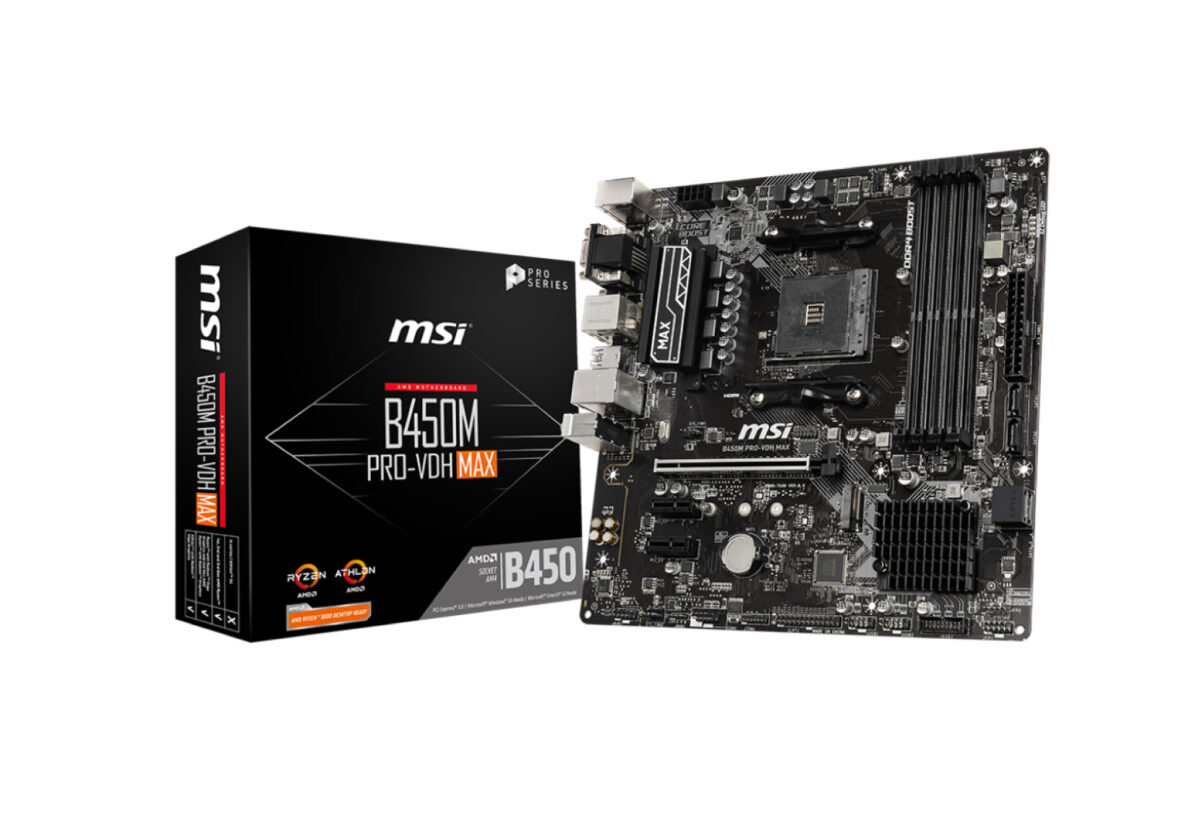 MSI B450M Pro-VDH Max DDR4 Motherboard
