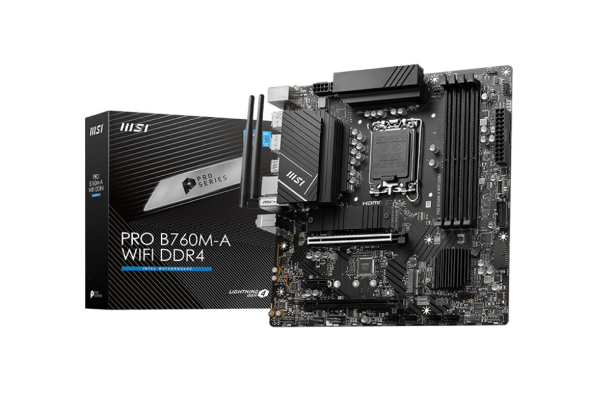 MSI Pro B760M-A WIFI DDR4 Motherboard