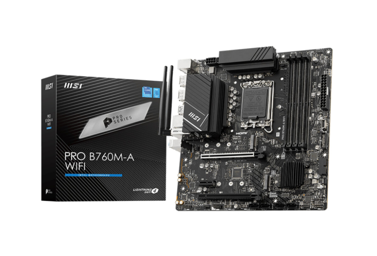 MSI Pro B760M-A WIFI DDR5 Motherboard