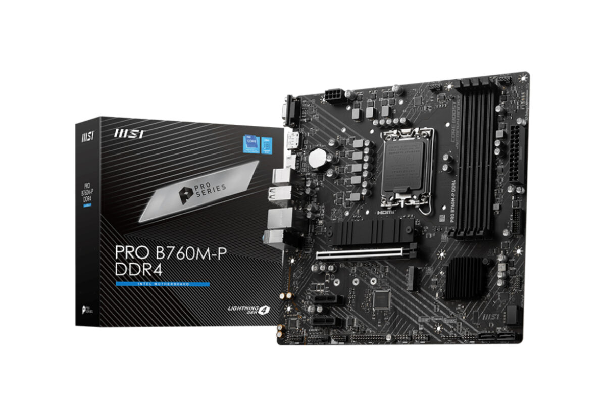MSI Pro B760M-P DDR4 Motherboard