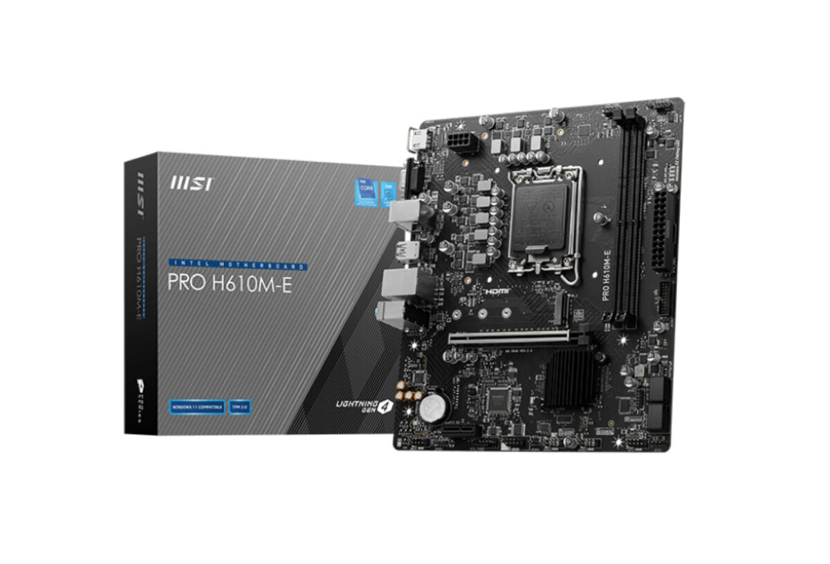MSI Pro H610M-E DDR5 Motherboard