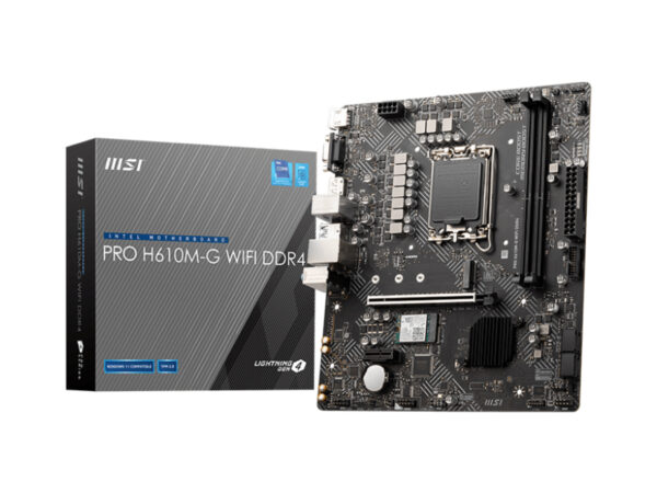 MSI Pro H610M-G WIFI DDR4 Motherboard