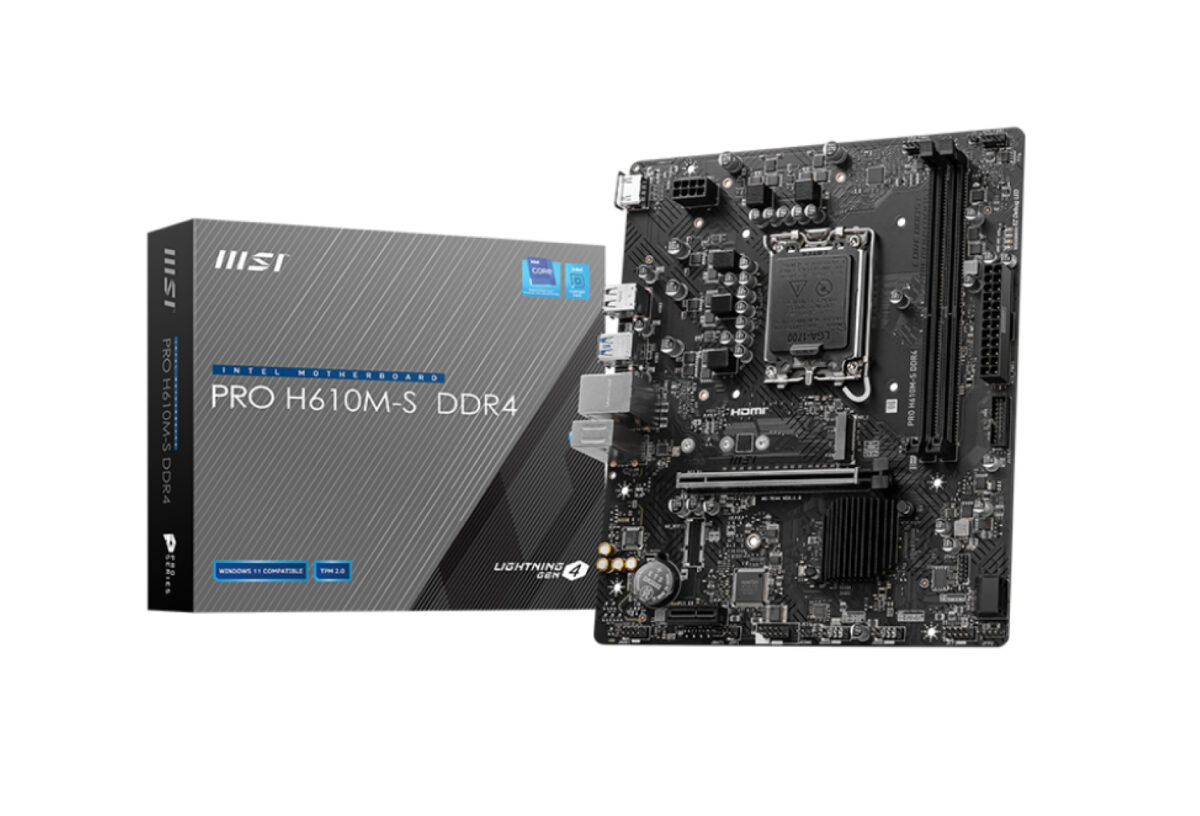 MSI-Pro-H610M-S-DDR4-Motherboard MSI Pro H610M-S DDR4 Motherboard