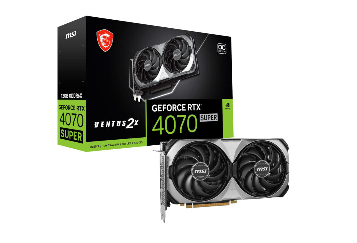 MSI RTX 4070 Super Ventus 2X OC 12GB Gaming Graphics Card