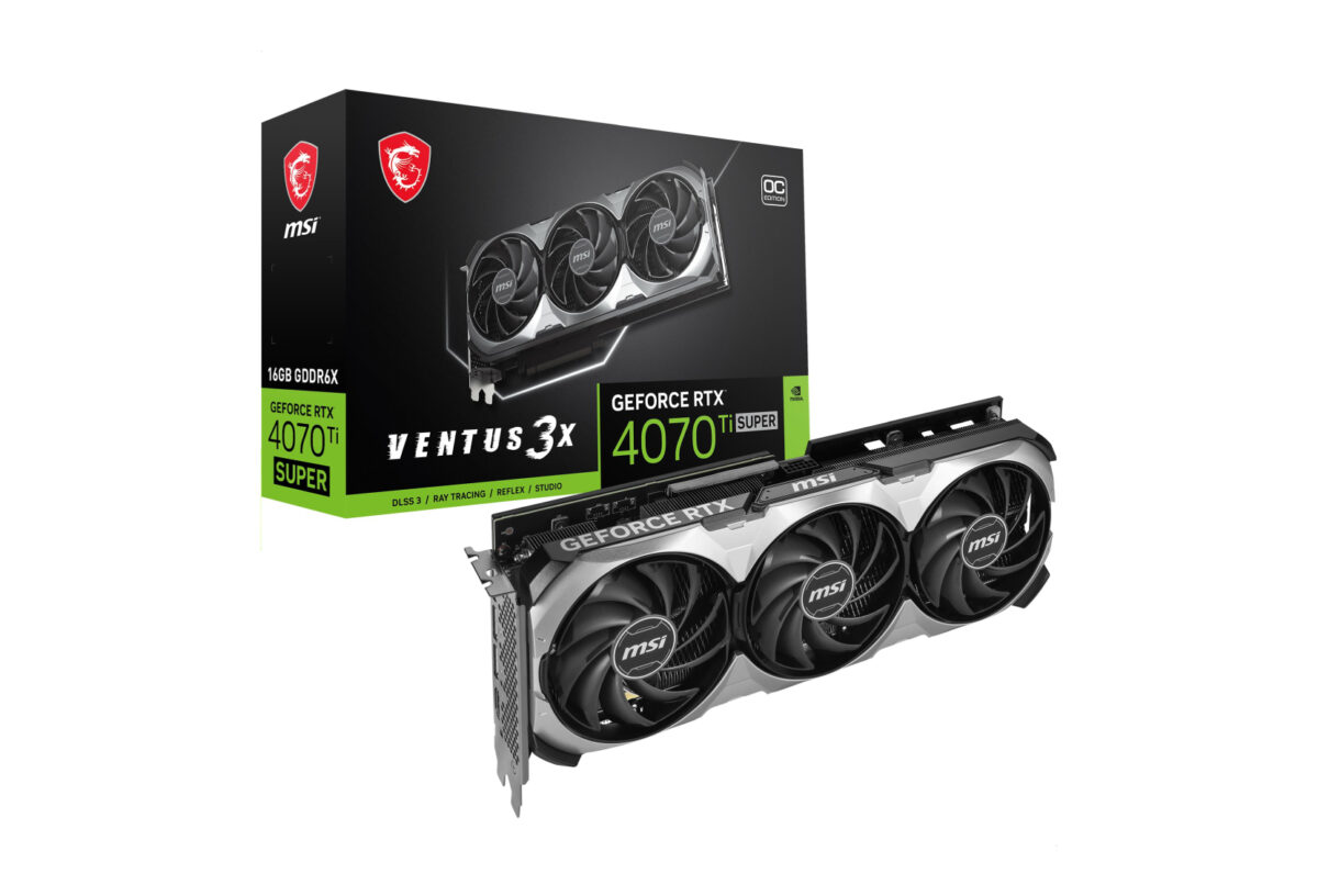 MSI RTX 4070 Ti Super Ventus 3X OC 16GB Gaming Graphics Card