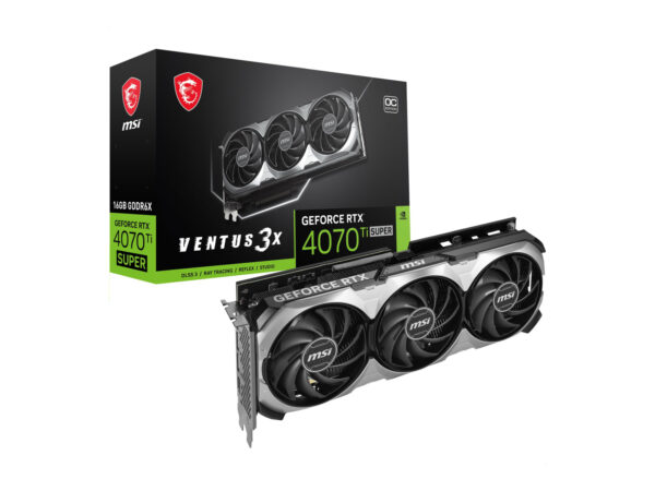 MSI RTX 4070 Ti Super Ventus 3X OC 16GB Gaming Graphics Card